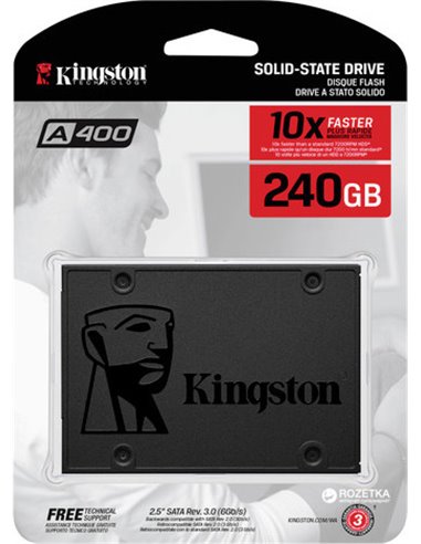 SSD 2.5” Kingston A400 240GB (SA400S37/240G)