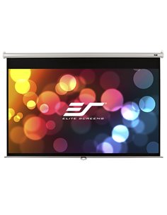 Elite Screens 135” (16:9) 299 x 168 cm, Manual Pull Down Screen, White