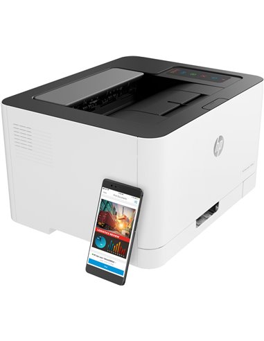 Imprimanta Color HP LaserJet 150nw / Wi-Fi / White