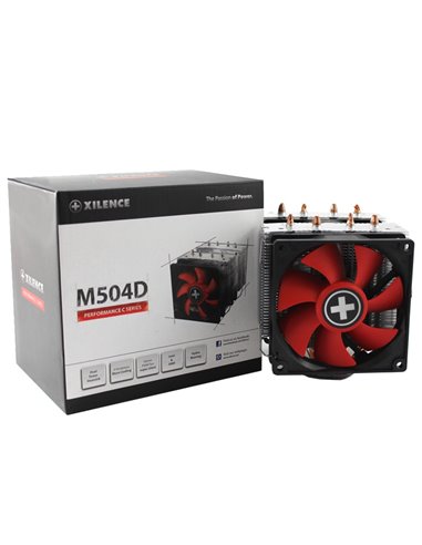 XILENCE Cooler XC044 ”M504D” Performance C Series, Intel Socket LGA 2066/2011/1851/1700/115x & AM5/AM4, up to 180W, Dual-Towe...