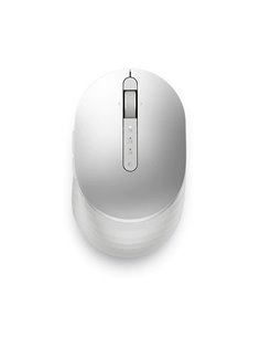 Dell Premier Rechargeable Wireless Mouse MS7421W -  Platinum silver, Wireless 2.4 GHz, Bluetooth 5.0, 1600 dpi, Programmable ...