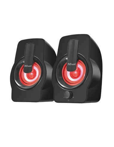 Boxe 2.0 Trust Gemi RGB Black / 12W / 3,5 AUX / USB power