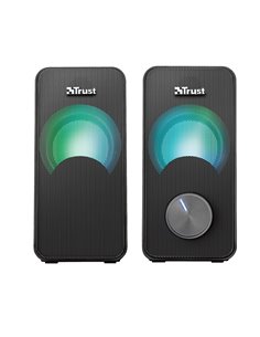 Колонки 2.0 Trust Arys RGB Compact Black / 12W / 3,5 AUX / USB power 2