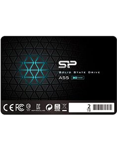 2.5” SSD 2.0TB  Silicon Power  Ace A55, SATAIII, SeqReads: 500 MB/s, SeqWrites: 450 MB/s, MTBF 1.5mln, SLC Cache technology, ...