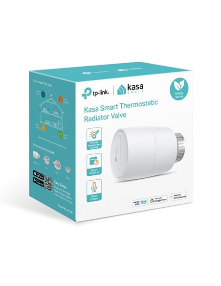 Supapa termostatica inteligenta pentru calorifer TP-LINK Kasa KE100, White