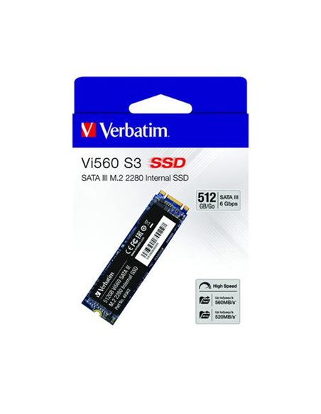 M.2 SATA SSD Verbatim Vi560 S3 512GB