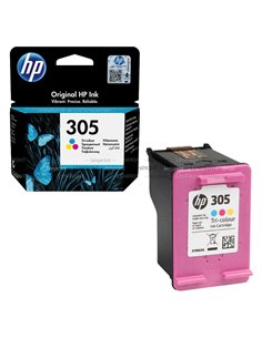 HP 305 (3YM60AE) Tri-color Original Ink for HP DeskJet 2710, HP DeskJet 2720 ,HP DeskJet 2721, HP DeskJet 2722, HP DeskJet 27... 2