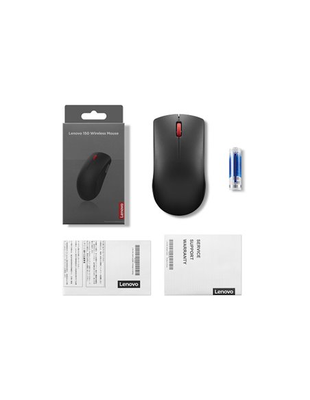 Беспроводная мышь Lenovo 150/ Nano Receiver/ 1000dpi/ Optical/ Black