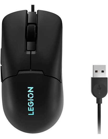 Mouse Gaming Lenovo Legion M300s RGB / USB/ 8000dpi/ Shadow Black