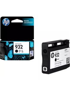 HP 932 (CN057AE) Black Original Cartridge,  for HP Officejet 6100 ePrinter, HP OfficeJet 7612 e-All-in-One, HP Officejet 6700...