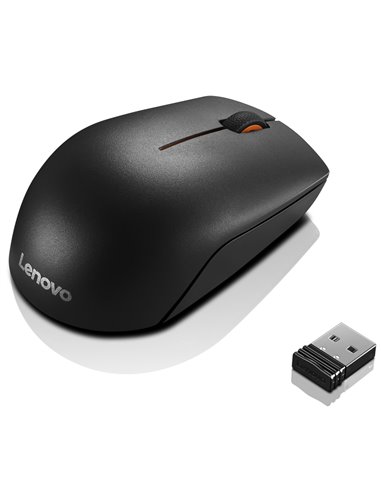 Беспроводная мышь Lenovo 300/ Nano Receiver/ 1000dpi/ Optical/ Black