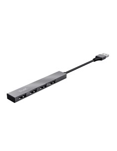 Mini USB HUB Trust  HALYX 4-PORT, silver 2