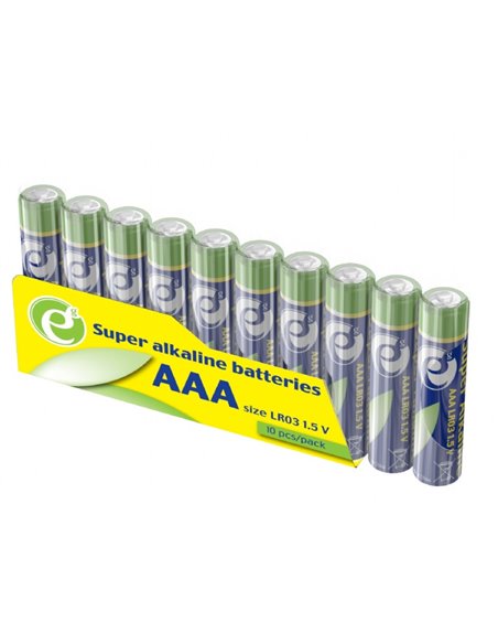 Супер щелочные батарейки ААА Gembird EG-BA-AAASA-01/ 10-pack