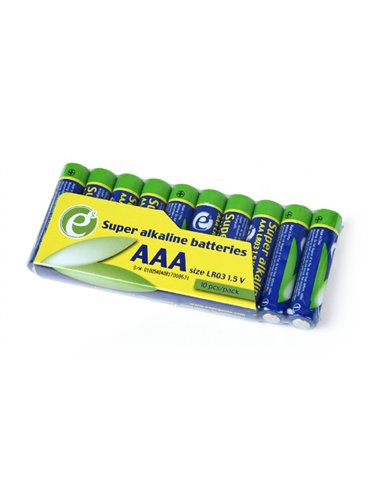 Супер щелочные батарейки ААА Gembird EG-BA-AAASA-01/ 10-pack