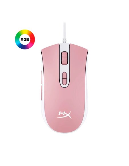 Игровая мышь HYPERX Pulsefire Core, Pink/White [639P1AA]