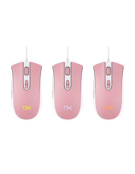 Gaming Mouse HYPERX Pulsefire Core, Pink/White [639P1AA]
