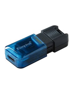 Флеш-накопитель USB-С3.2 Kingston DataTraveler 80M 256ГБ, Black/Blue 2