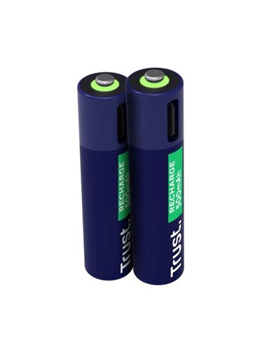 Trust Аккумуляторная батарея USB-C AAA/ 500 mAh/  up to 800 charge cycles/  2 Pack