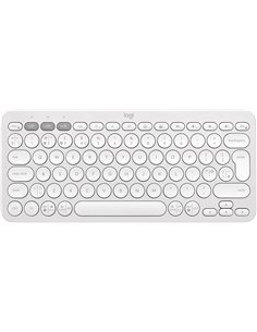Tastatura Wireless Logitech Pebble Keys2 K380s / Bluetooth / White