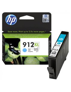 912XL (3YL81AE) Cyan Ink Cartridge (for HP OfficeJet Pro  8010 series, 8012 Pro Aio, 8013 Pro Aio, 8014 Pro Aio, 8015 Pro Ai...