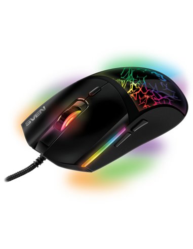 Mouse Gaming SVEN RX-G995 / Optical / USB / 16000 dpi / Black