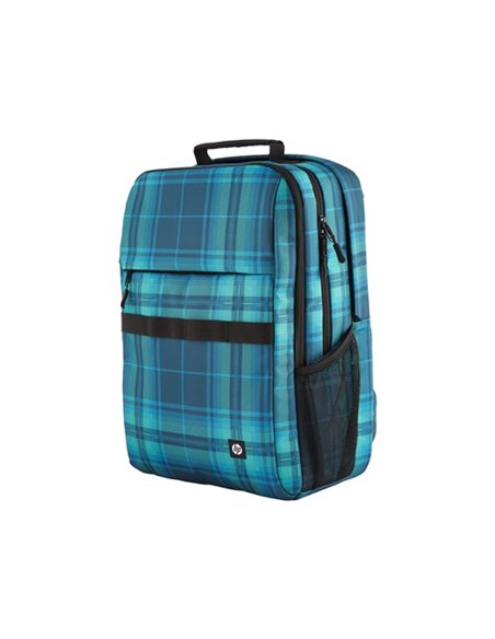 16.1” NB Backpack - HP Campus XL Tartan Plaid Backpack - Extra-Padded Floating Laptop Pocket, a Double-Coil, Lockable Zipper,...