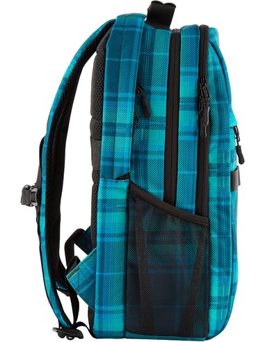 16.1” NB Backpack - HP Campus XL Tartan Plaid Backpack - Extra-Padded Floating Laptop Pocket, a Double-Coil, Lockable Zipper,...