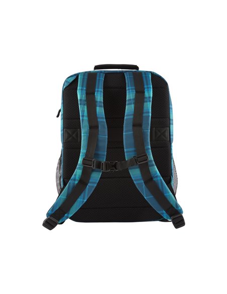 16.1” NB Backpack - HP Campus XL Tartan Plaid Backpack - Extra-Padded Floating Laptop Pocket, a Double-Coil, Lockable Zipper,...