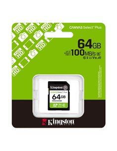 Card de memorie SD  64GB Kingston Canvas Select Plus, 150MB/s