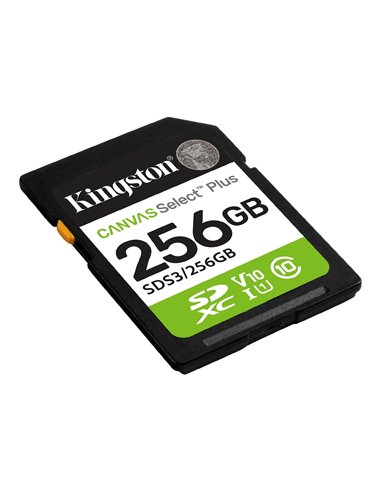 Card de memorie SD 256GB Kingston Canvas Select Plus, 150MB/s