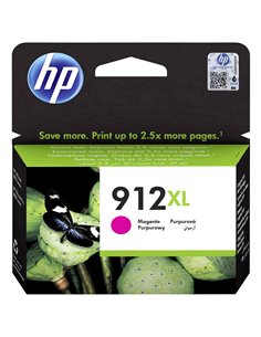 912XL (3YL82AE) Magenta Ink Cartridge; (for HP OfficeJet Pro  8010 series, 8012 Pro Aio, 8013 Pro Aio, 8014 Pro Aio, 8015 Pro...