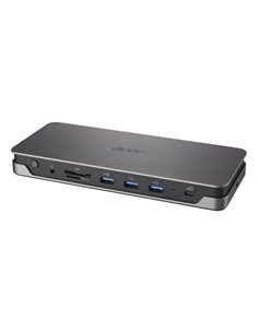 Док-станция Acer ADK230/ 2x HDMI/ 1x DP/  2x USB-C 3.2 gen 1/ 3xUSB-A 3.2 gen1 / RJ-45/ SD Card Reader/ 100W