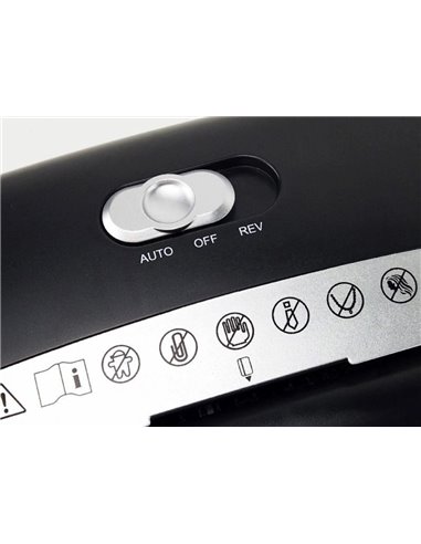 Шредер Qsmile P5 S610/ P-2/ 6 sheets 80g/m / 10L/ Grey
