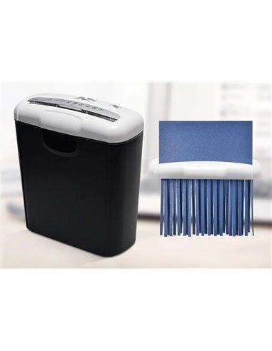 Shredder Qsmile P5 S610/ P-2/ 6 sheets 80g/m / 10L/ Grey