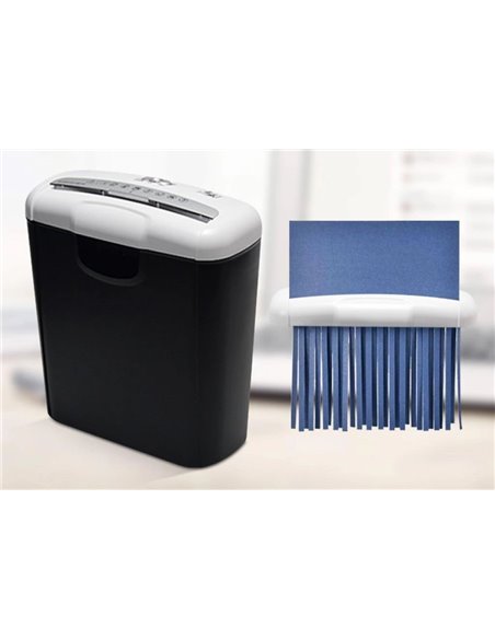 Шредер Qsmile P5 S610/ P-2/ 6 sheets 80g/m / 10L/ Grey