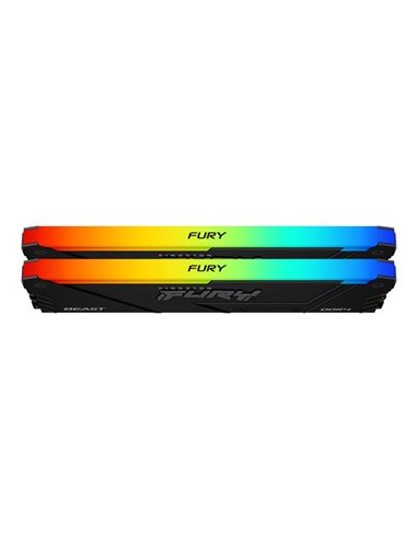 Memorie operativa Kingston FURY® Beast DDR4 RGB 3200 MHz16GB (Kit of 2*8GB)