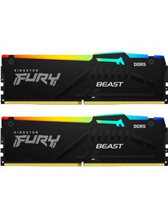 Memorie operativa Kingston FURY Beast RGB EXPO DDR5 6000MHz 16GB (Kit of 2*8GB)