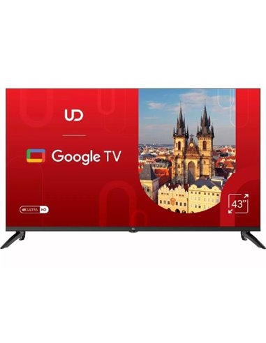 43” LED TV UD 43GU6210 FHD / 4K / Google TV / Black