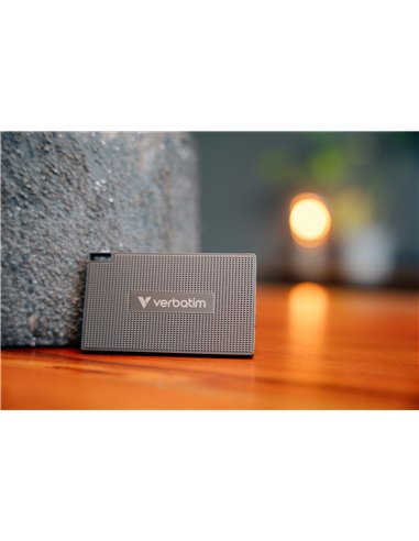 Внешний M.2 SSD Verbatim Metal Mini SSD / 1TB / USB3.2 Gen 2x2 Type-C