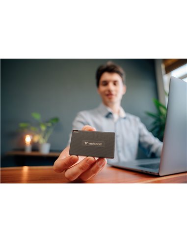 M.2 Extern SSD Verbatim Metal Mini SSD / 1TB / USB3.2 Gen 2x2 Type-C