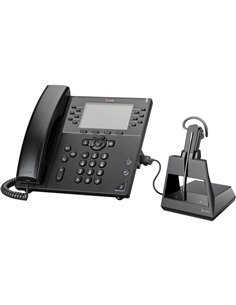 Офисная гарнитура + кабель USB-A - Micro USB Poly Voyager 4245-M /  Black