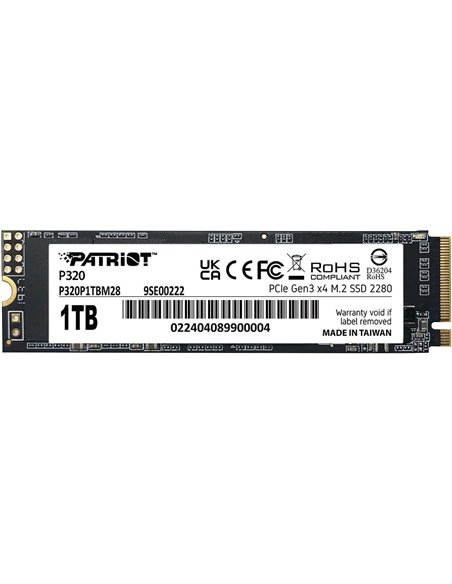 M.2 NVMe SSD Patriot P320 1TB