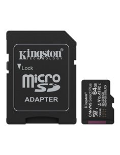 Card de memorie microSD  64GB Kingston Canvas Select Plus, 150MB/s + SD adapter 2