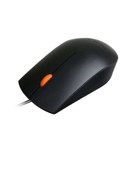 Мышь Lenovo 300/ USB/ 1600dpi/ Optical/ Black