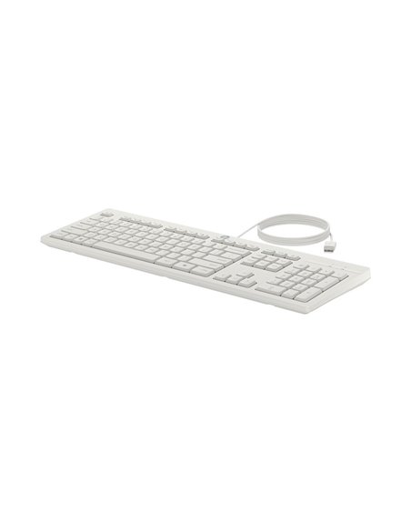 Проводная клавиатура и мышь HP 225 White