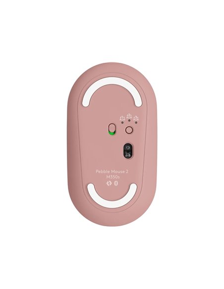 Mouse Wireless Logitech Pebble Mouse 2 M350s, Tonal Rose