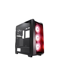 Корпус XILENCE Xilent Breeze XG131 / w/oPSU / Side panel / 3x ARGB 120mm + 1x120mm / ATX / Black 2