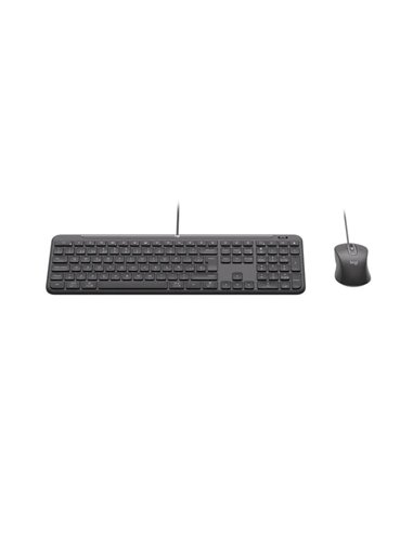 Tastatura cu Mouse Logitech MK620, Graphite