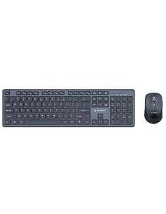 Tastatura si mouse Wireless Gembird KBS-WCH-04-RU, Black