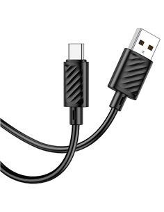 Cablu USB-A  to USB-C HOCO “X88 Type-C”, 82 cm, black